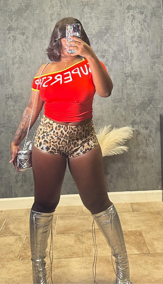 Superstar off shoulder shirt