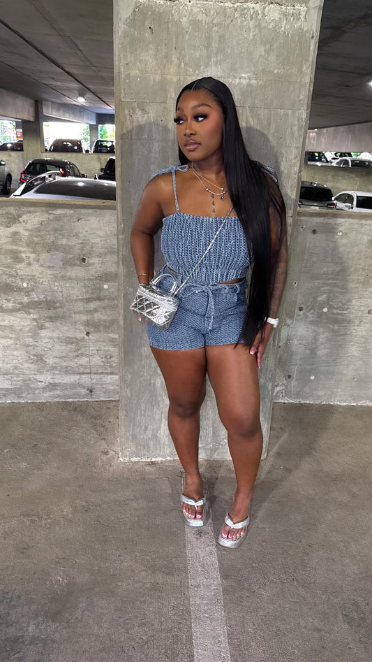 Still got it denim set image 0